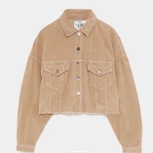 ZARA | Beige Corduroy Jacket